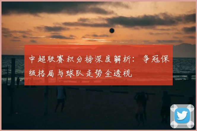 中超联赛积分榜深度解析:争冠保级格局与球队走势全透视